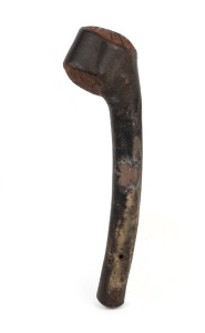 An Irish shillelagh with sterling silver presentation plaque engraved "To Walter Lindrum. In Commemoration of his First Visit to Ireland. From Hugh McAlevey, Belfast, March, 1930". 58cm long.