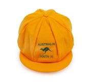 A collection of cricket caps comprising of Australian Youth XI baggy yellow cap, circa 1990s (player unknown), I Zingari, Free Foresters, Crusaders, Marylebone Cricket Club, and a South Africa in Australia baseball-style cap. All in very good condition. (