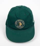 A collection of cricket caps comprising of Australian Youth XI baggy yellow cap, circa 1990s (player unknown), I Zingari, Free Foresters, Crusaders, Marylebone Cricket Club, and a South Africa in Australia baseball-style cap. All in very good condition. ( - 5
