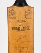 A full-sized "Tiger Lance Autograph" bat with the original signatures of 12 members of the South African Test squad, led by Ali Bacher and including Eddie Barlow, Lee Irvine, Tiger Lance, Denis Lindsay, Graeme & Peter Pollock, Mike Procter and Barry Richa - 3