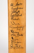 A full-sized "Tiger Lance Autograph" bat with the original signatures of 12 members of the South African Test squad, led by Ali Bacher and including Eddie Barlow, Lee Irvine, Tiger Lance, Denis Lindsay, Graeme & Peter Pollock, Mike Procter and Barry Richa - 4