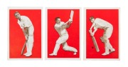 1958 Australian Licorice "Giant Brand" Test Cricket Series of (32), complete; all with red backgrounds. A rarely seen series, in excellent condition.