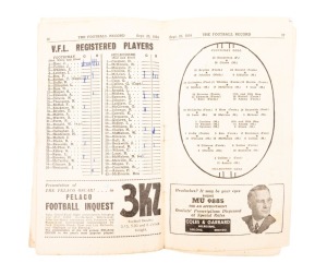 FOOTSCRAY WINS ITS FIRST VFL GRAND FINAL - 25th September 1954: The 1954 Grand Final 'Football Record' - Footscray defeated Melbourne by 51 points, to win its first VFL Grand Final in front of 80,897 fans at the MCG. Grand Final Records for this match are