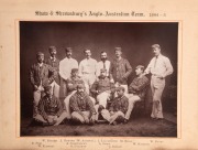 &lsquo;CRICKET- Shaw and Shrewsbury&rsquo;s Team in Australia 1884-5. The Voyage out. Description of Matches, Description of the Players, The Voyage Home, Batting and Bowling Averages&rsquo;, Published by Alfred Shaw and Arthur Shrewsbury. Nottingham 1885. 181pp plus adver - 2