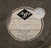CLARRIE GRIMMETT&nbsp;- FILM MAKER: An original reel&nbsp;of 16mm-cine film, labelled Australia and recording Grimmett's visits to the Nullarbor Plains, where he observed the aborigines, Hobart, Brisbane, Sydney Harbour Bridge, Bondi Beach, Melbourne, Flinders Stre - 2