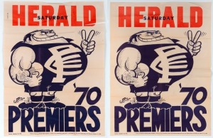CARLTON: 1970 original WEG posters. Good appearance; minor faults. (2).