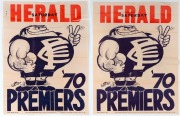 CARLTON: 1970 original WEG posters. Good appearance; minor faults. (2).