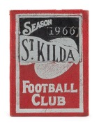 SAINT KILDA&nbsp;FOOTBALL CLUB: 1966, 1967, 1969, 1971, 1972, 1974 (2), 1975 (2), 1977 (2) and 1978 JUNIOR membership cards. (12). Mixed condition. - 2