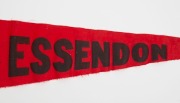 1968 Preliminary Final Essendon Football Club banner which includes the names of the 20 team members selected for the match. 69cm. In front of a crowd in numbers of 103,549 Essendon defeated Geelong in the Preliminary Final 11.25 to 9.13 before losing the - 3
