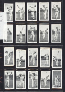 1953 Morning Foods "Test Cricketers, England - Australia, Coronation Year, 1953", complete set [25]; EF condition.