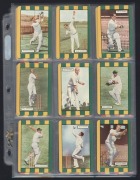 1953-54 Coles 'Australian & English Cricketers', complete set [28], generally in VF/EF condition.