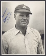 SOUTH AFRICAN CRICKETERS: A collection of autographed photographs, cuttings, cards, etc., the N - V album: Numerous examples including Bob Newson, Frank Nicholson, Norman Norton, Arthur Nourse, Eiulf Nipen, Sydney O'linn, Harold Owen-Smith, Joe Partridge, - 3