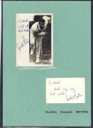 SOUTH AFRICAN CRICKETERS: A collection of autographed photographs, cuttings, cards, etc., the A - G&nbsp;album: Numerous examples including Neil Adcock, Aaron Bacher, Eddie Barlow, Denis Begbie, Colin Bland, Jackie Botten, Harry Bromfield, Chris Burger, Syd Bu - 2