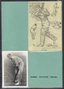 SOUTH AFRICAN CRICKETERS: A collection of autographed photographs, cuttings, cards, etc., the D - M album: Numerous examples including Eric Dalton, Dennis Dyer, John du Preez, Jacobus Duminy, Clive Halse, Bob Harvey, George Hearne, Peter Heine, Brian Irvi - 2