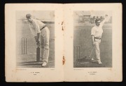 A booklet (incomplete) titled "Cabinet-Size Portraits (In Position at the Wicket) of A.E. Stoddart's ENGLISH CRICKET TEAM visiting AUSTRALIA 1897-1898"; 10 of the 14 portraits are present; the decorative covers are also absent. - 2