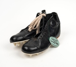 Circa 1950s, a pair of "as new" Giffords "Goaler" Football Boots, leather with nylon soles and studs, "Built better to boot better", size 9, with the original label still attached. (2).