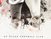 Nick Riewoldt hand-signed poster; framed and glazed, overall 86 x 67cm - 2