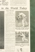 A large format "Supplement to the Sporting Globe: Feb. 8 1928", headed "Ponsford is the Greatest Run-Getter in the World Today", featuring nine photographs, details of his career to that point, and a facsimile reproduction of his thoughts in his own handw - 2