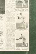 A large format "Supplement to the Sporting Globe: Feb. 8 1928", headed "Ponsford is the Greatest Run-Getter in the World Today", featuring nine photographs, details of his career to that point, and a facsimile reproduction of his thoughts in his own handw - 3