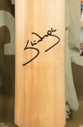 "STEVE WAUGH - CONQUEROR": Display featuring a full size Conqueror MRF cricket bat signed by Waugh, together with details of his career and photographs. Accompanied by a PWC CofA, numbered 233/335. Attractively framed and glazed, 108 x 51cm overall. - 3