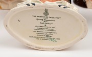 ROYAL DOULTON&nbsp;limited edition character mugs, 1980s-90s, featuring IAN BOTHAM, FREDDIE TRUEMAN, J.B. HOBBS, LEN HUTTON, DENIS COMPTON and "The HAMPSHIRE&nbsp;CRICKETER", (6); the largest 13cm tall.&nbsp;check estimate - 2