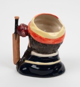 ROYAL DOULTON large character jug (D7032) of W.G. GRACE; limited edition, designed by Stanley James Taylor, 1996; 18cm tall. - 2
