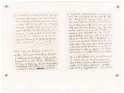 AN ORIGINAL LETTER FROM DOUGLAS JARDINE, dated 1st November, 1928 and written on Hotel Windsor, Melbourne letterhead: Four sides of neatly hand-written text to "Lady Fianach". Attractively mounted and displayed showing all four sides of the letter., 38 x - 2