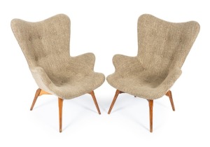 FEATHERSTON&nbsp;"Contour" pair of vintage Australian armchairs, model R160, circa 1950s