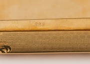 An antique French solid 18ct gold box by LOUIS-FRANCOIS&nbsp;TRONQUOY of Paris, beautifully decorated and engraved with the French Royal Ducal crown and monogram for ANTOINE D'ORLEANS. Circa 1847. 2.2cm high, 9cm wide, 5.3cm deep, 98.2 grams. - 5
