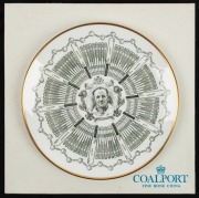 DON BRADMAN: 1979 Coalport Bradman "Century of Centuries" commemorative plate, diameter 23cm. in original box.