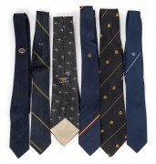 A small group of cricket ties, one dated 1965, another for the World Cup 1975; the others need to be identified. All in very good condition. (6).