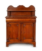 An antique Australian cedar chiffonier with full cedar secondary construction, Tasmanian origin, circa 1845, 126cm high, 92cm wide, 49cm deep.