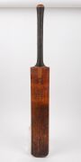 BRADMAN'S FIRST TOUR OF ENGLAND. A Gradidge&nbsp;Imperial Driver full size match-used bat attractively signed to the back of the blade by the Australian and English teams during the five Test Match series played in England between June and August, 1930. - 5