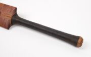 BRADMAN'S FIRST TOUR OF ENGLAND. A Gradidge&nbsp;Imperial Driver full size match-used bat attractively signed to the back of the blade by the Australian and English teams during the five Test Match series played in England between June and August, 1930. - 7