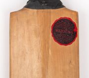 A full-sized "Don Bradman" Three Crowns cricket bat by Sykes, signed by the 1948 Invincibles including Bradman, Hassett, Brown, Saggers, Harvey, Johnson, Ring, Miller, and others, but mostly faded.&nbsp; - 4
