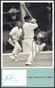 SOUTH AFRICAN CRICKETERS: A collection of autographed photographs, cuttings, cards, etc., the D - M album: Numerous examples including Eric Dalton, Dennis Dyer, John du Preez, Jacobus Duminy, Clive Halse, Bob Harvey, George Hearne, Peter Heine, Brian Irvi - 11