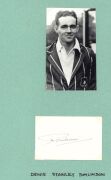 SOUTH AFRICAN CRICKETERS: A collection of autographed photographs, cuttings, cards, etc., the N - V album: Numerous examples including Bob Newson, Frank Nicholson, Norman Norton, Arthur Nourse, Eiulf Nipen, Sydney O'linn, Harold Owen-Smith, Joe Partridge, - 4