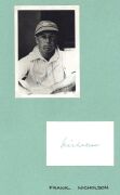 SOUTH AFRICAN CRICKETERS: A collection of autographed photographs, cuttings, cards, etc., the N - V album: Numerous examples including Bob Newson, Frank Nicholson, Norman Norton, Arthur Nourse, Eiulf Nipen, Sydney O'linn, Harold Owen-Smith, Joe Partridge, - 9