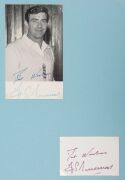 ENGLISH & AUSTRALIAN CRICKETERS: A collection of autographed photographs, cuttings, cards, etc., in an album, including Len Hutton, Denis Compton, John Murray, Norman Yardley, Bill Edrich, Geoff Boycott, Fred Trueman, Jack Iverson, Ray Lindwall, John Glee - 7