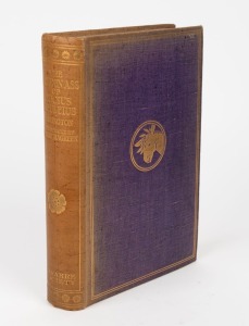 "The Golden Ass of Luciaus Apuleius" in the translation by William Adlington, with illustrations by Philip Hargreen, first Edition, 1924, in cloth binding.&nbsp;