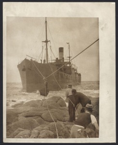 VARIOUS: Ten 1940s press agency photographs, featuring reporting on King George VI at the British Industries Fair, Kon Tiki expedition rafts, Solomon Islands impromptu soccer match, and others. (10 items, the largest 25.5 x 20cm)