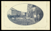 Letter CardsAustralia: Postal Stationery: Letter Cards: 1911-12 (BW:LC10/28A) 1d KGV Full-Face, perf.10 on Grey Surfaced card (0.19mm thick), September 1912 printing in chestnut, "Cairns Railway Queensland", very fine unused, Cat $175.&nbsp; - 3