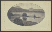 Letter Cards: 1911-12 (BW:LC10/67A) 1d KGV Full-Face Design Perf.10 on Grey Surfaced Card in sepia, "Lake St. Clair, Tasmania" illustration, fine unused.