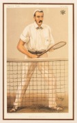 "MICHAEL MICHAILOVITCH" (Grand Duke Michael Michailovitch of Russia), an original&nbsp;chromolithograph by "Wag" , published in Vanity Fair 4th Jan.1894, mounted, overall 51 x 41cm. - 2