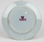 MASONS pair of antique English stoneware plates with rare Chinoiserie pattern, 19th century, stamped "Masons Ironstone China", ​​​​​​​24cm diameter - 3