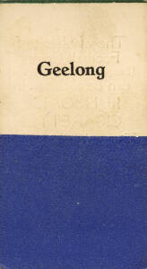 1933 Australian (Giant Brand) Licorice "Football Colours", part set [14/24 + 1 spare] - Brighton, Brunswick, Camberwell, Carlton, Fitzroy, Geelong, Melbourne (missing corner), North Melbourne, Oakleigh, Port Melbourne, Prahran,&nbsp;Preston (2), Sandringham & 