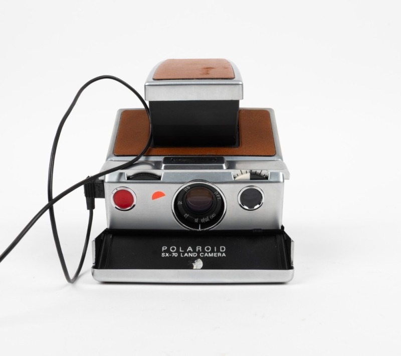 POLAROID: SX-70 Land Camera instant camera, c. 1972, with shutter ...
