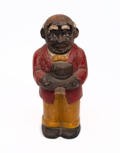 UNCLE MOSES reproduction cast iron money box, 26cm high
