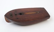 BALMAIN BUG antique Australian cedar boat hull, late 19th century, 30cm long