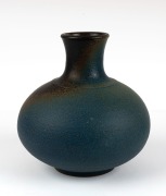 Australian studio pottery vase with matt finish, incised mark (illegible), ​​​​​​​21cm high